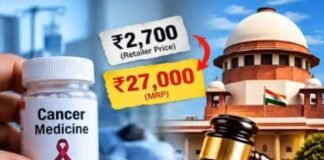 कैंसर दवा की कीमत पर सुप्रीम कोर्ट सख्त