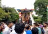 गाजियाबाद में बाबा साहेब की प्रतिमा से छेड़छाड़, लोगों का फूटा गुस्सा