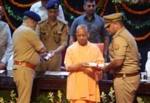 मुख्यमंत्री वीरता पदक से अलंकृत हुए एसटीएफ उपनिरीक्षक केशव शांडिल्य