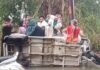 नगर निगम की लापरवाही, खुले नाले में सवारियों से भरा ऑटो पलटा, मचा हड़कंप