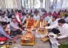 नवरात्रि पर यूपी सहकारी ग्राम विकास बैंक में पूजन एवं हवन, सीएम कृषक समृद्धि योजना की सफलता की कामना