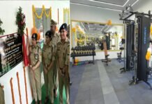 पुलिस लाइन में आधुनिक जिम की सौगात, एडीजी अनुपम कुलश्रेष्ठ और एसपी आरती सिंह ने किया उद्घाटन